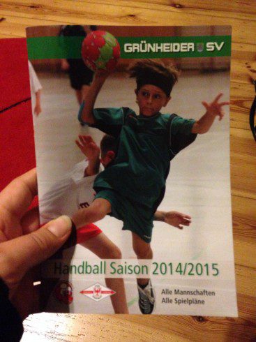 Ankündigung Saisonheft und Heimspieltag