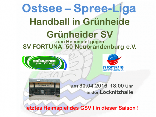 Letztes Heimspiel unserer Ersten in dieser Saison