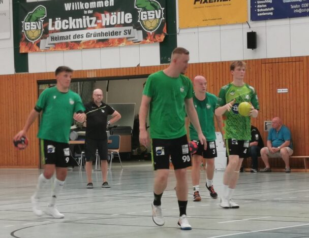 1. Männer: Grünheider SV Zweiter beim Vorbereitungsturnier des LHV Hoyerswerda – Im Endspiel 21:23 gegen Gastgeber aus Sachsenliga – Freitag bis Sonntag Trainingslager mit Turnier in Bad Liebenwerda am Samstag