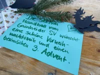 Sektion: Mehr als Handball – Grünheider SV auf dem Weihnachtsmarkt der Gemeinde mit von der Partie – Dank an alle Helferinnen und Helfer