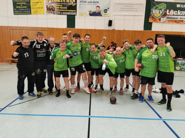 3. Männer: Vorzeitig Meister – Männer des Grünheider SV III gewinnen in der Kreisliga des Spielbezirks D Nachholspiel beim Neuenhagener HC II mit 34:26 (19:16) – Nächstes Punktspiel am Samstag in der Löcknitzhalle