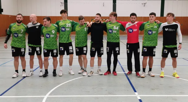 2. Männer: Pokal-Aus mit Mini-Besetzung – Grünheider SV II verliert Viertelfinale im HVB-Verbandspokal deutlich mit 31:41 (16:22) gegen den Süd-Verbandsligisten BSV Grün-Weiß Finsterwalde – Nächstes Punktspiel am 30. November beim FK Hansa Wittstock 1919