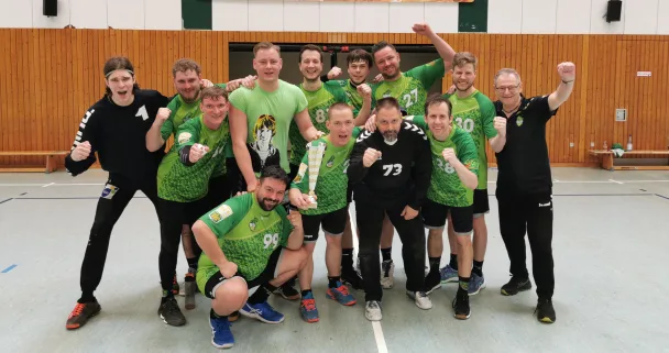 3. Männer: Souveräner Sieg im Endspiel – Der Grünheider SV III gewinnt Finale im Kreispokal des Spielbezirks D gegen den MTV 1860 Altlandsberg III mit 26:19 (10:8) – Nächstes Punktspiel in der Kreisoberliga am Sonntag wieder in der Löcknitzhalle gegen den Ortsnachbarn