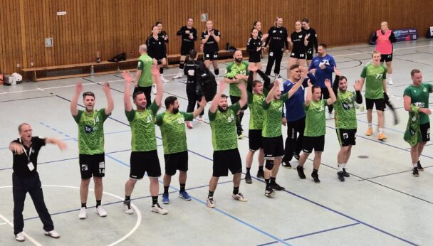 3. Männer: Derby-Sieg bringt Tabellenführung – Grünheider SV III gewinnt Heimspiel in der Kreisoberliga gegen den MTV 1860 Altlandsberg III mit 32:29 (15:13) – Am Samstag geht’s zur HSG Schlaubetal-Odervorland II