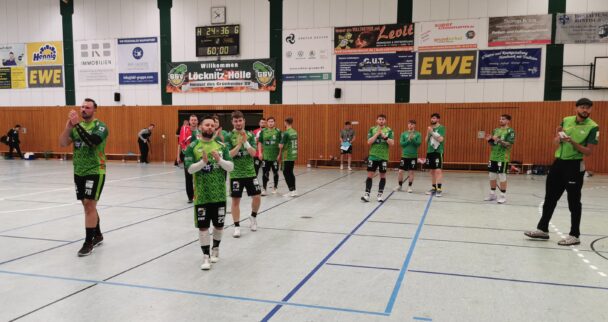 1. Männer: Nichts zu holen im Heimspiel – Grünheider SV I verliert in der Regionalliga Ostsee-Spree Heimspiel gegen den Ludwigsfelder HC mit 25:36 (14:21) – Am Samstag geht’s zum Tabellen-Neunten BFC Preussen nach Berlin